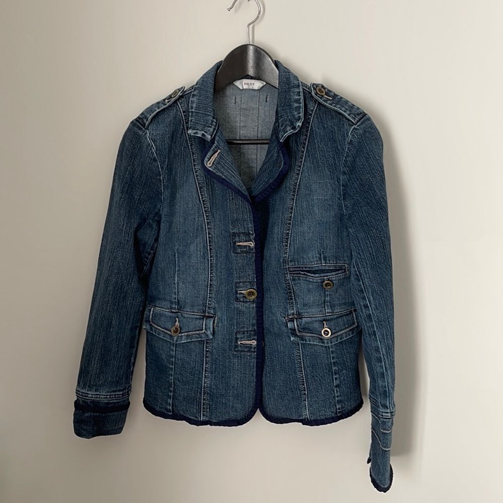 NEXT Denim Jacket. Blazer style.‎ Eur 38/8/Medium